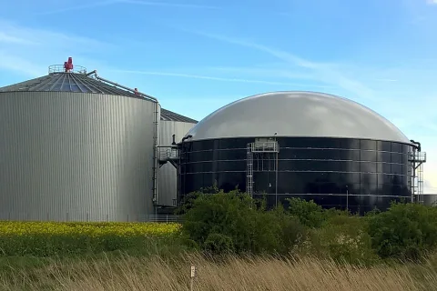 Biogas-Anlage